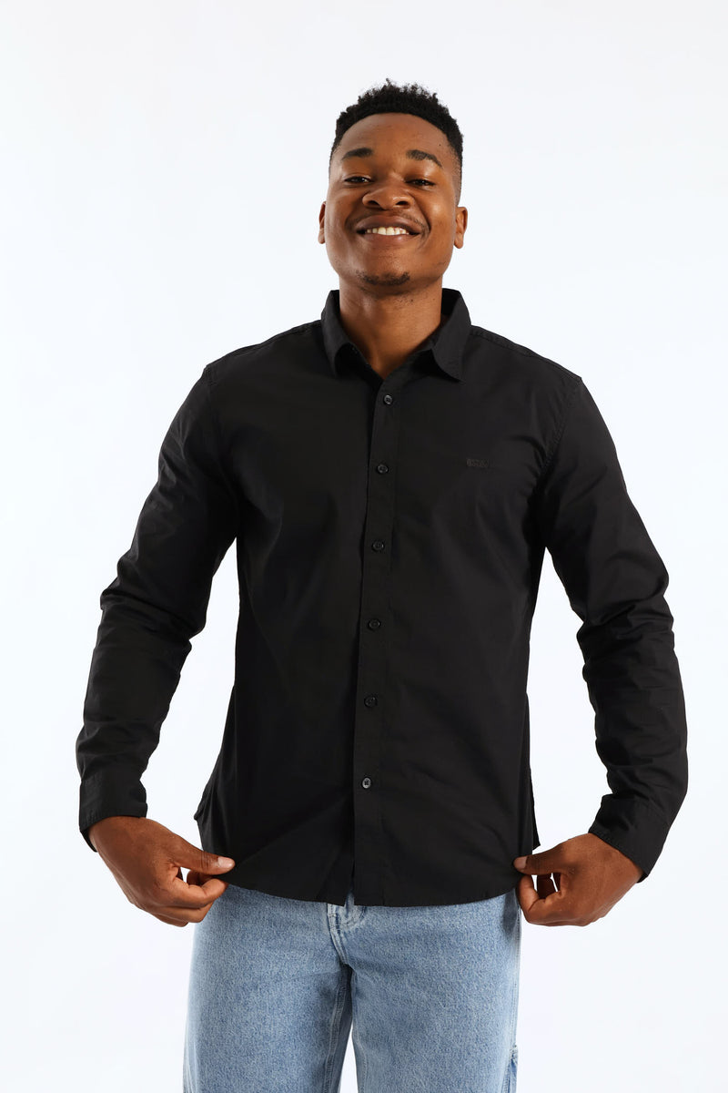 Battery Hm Slim Shirt - Black