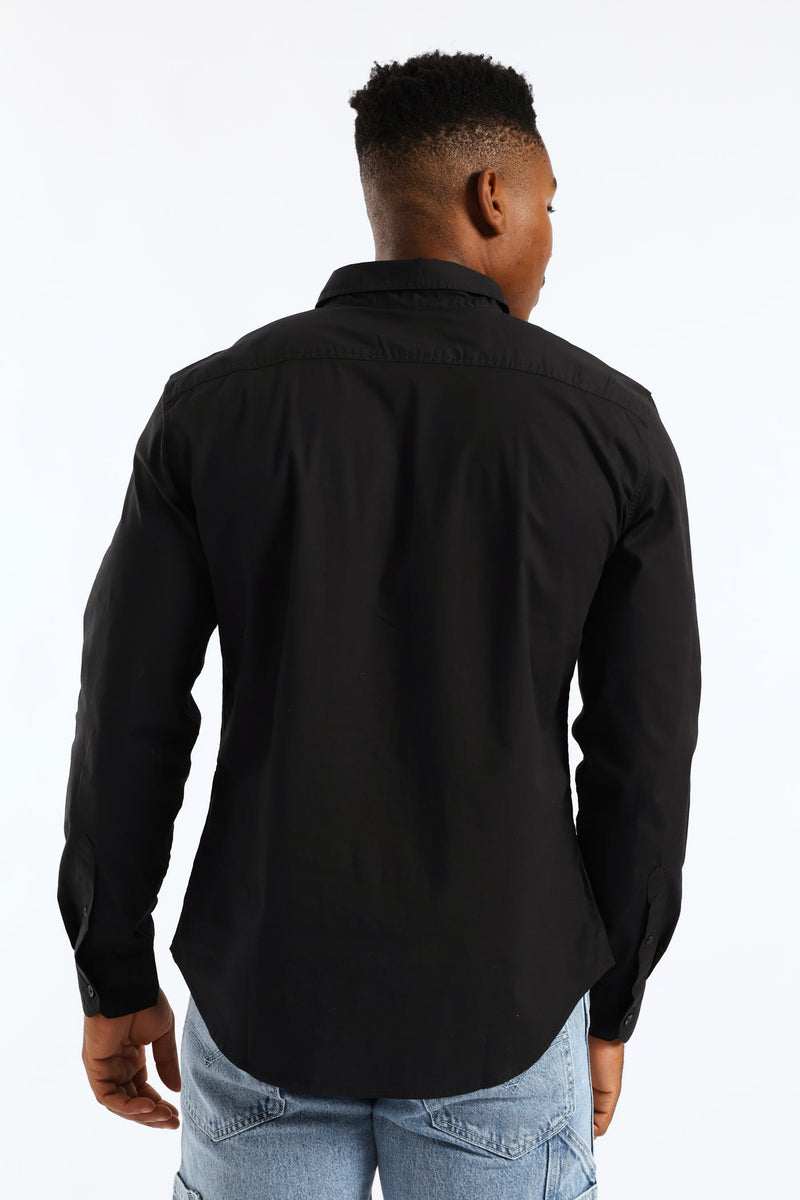 Battery Hm Slim Shirt - Black