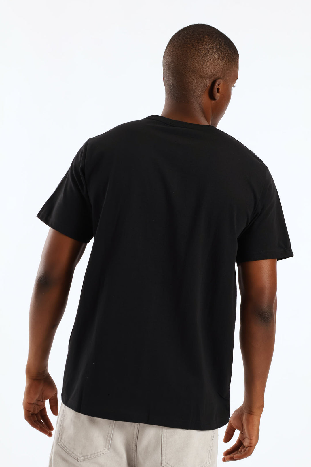Eagle Basic Print Tee - Black