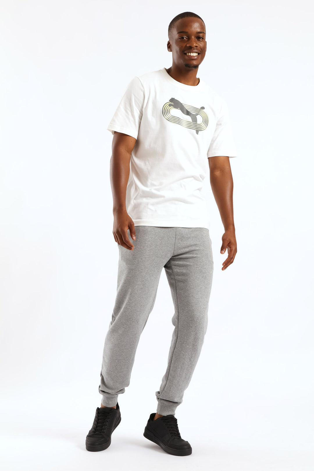 Graphic Circle Tee - White