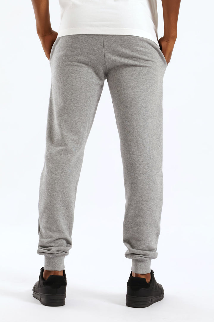 Essential No. 1 Logo Slim Sweatpants - Grey