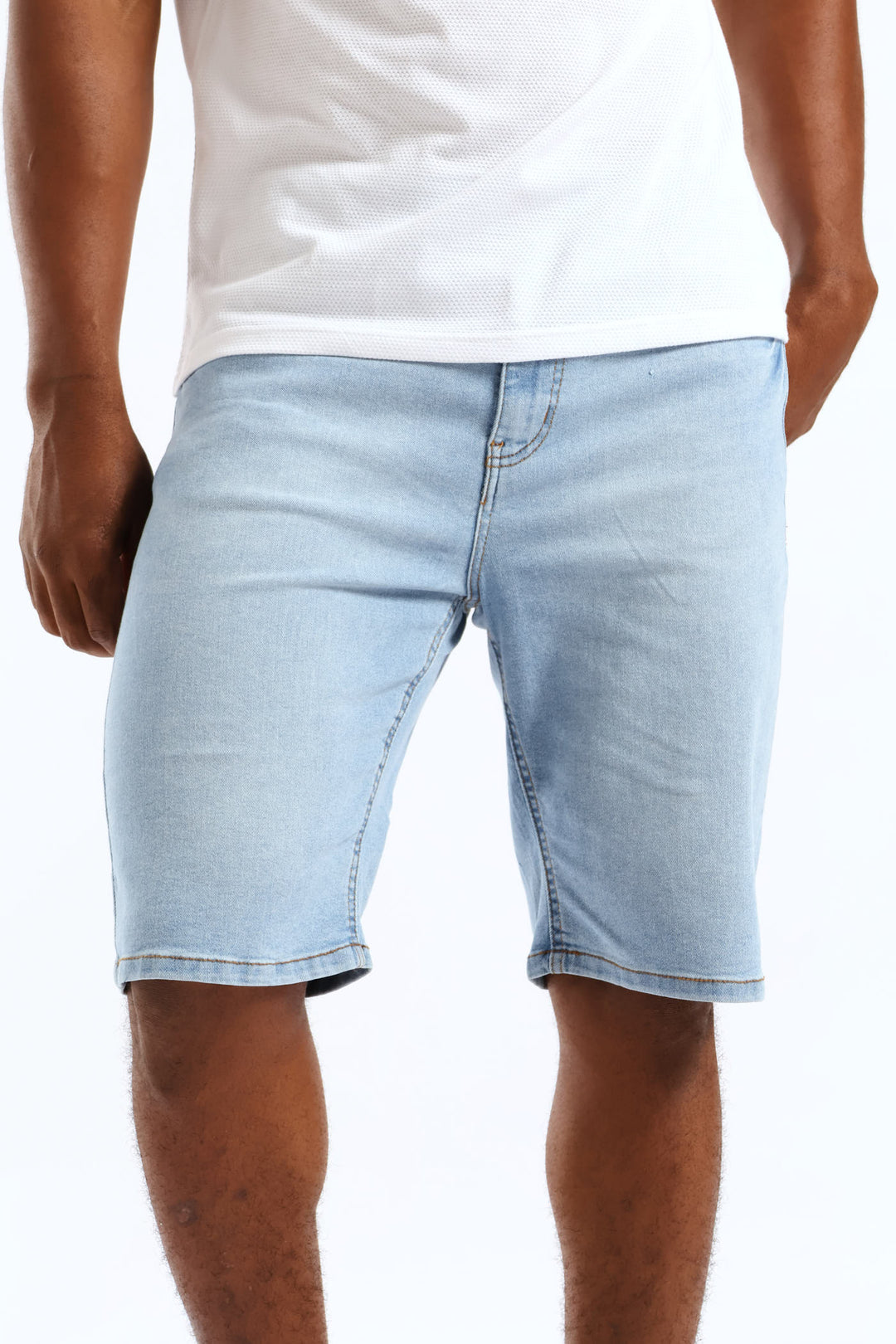 Worn In Denim Short - Light Wash