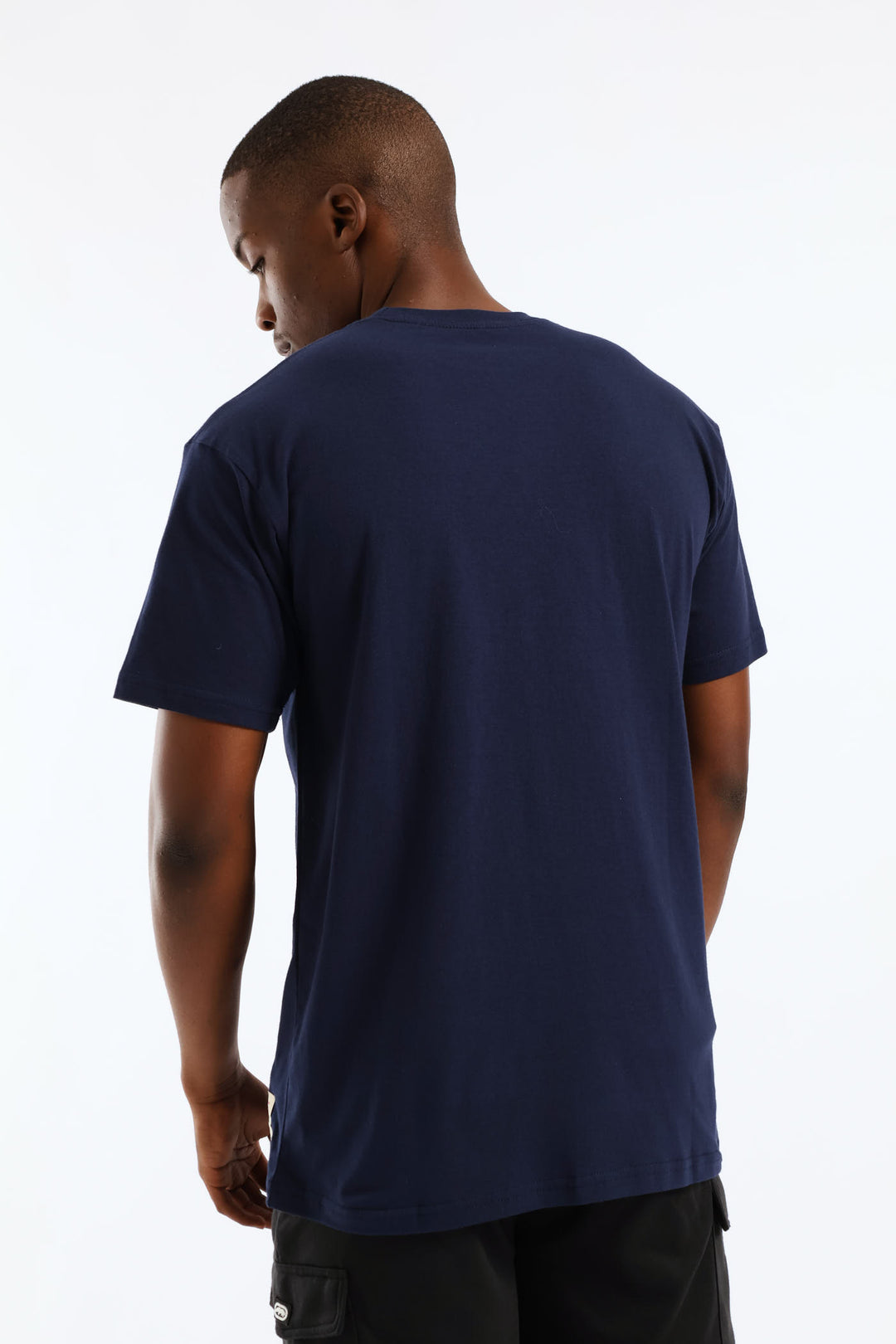 Paint Stripe Tee - Navy