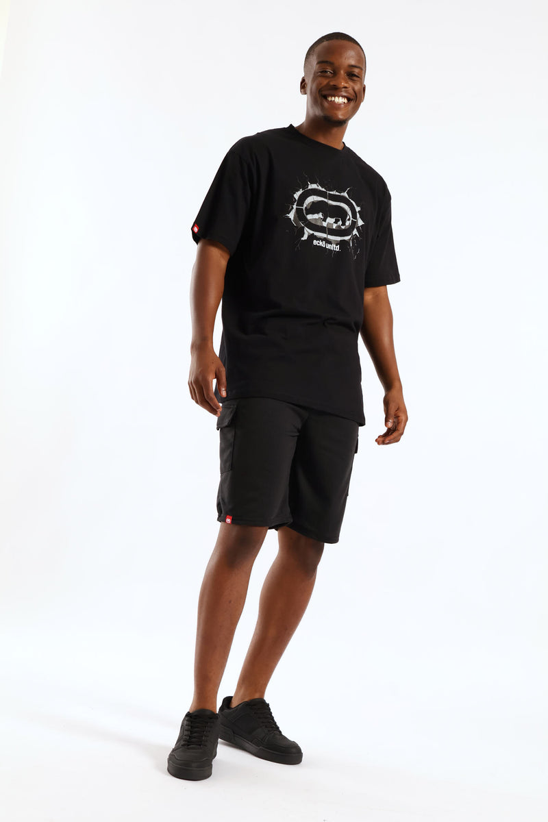 Cracked Tee - Black