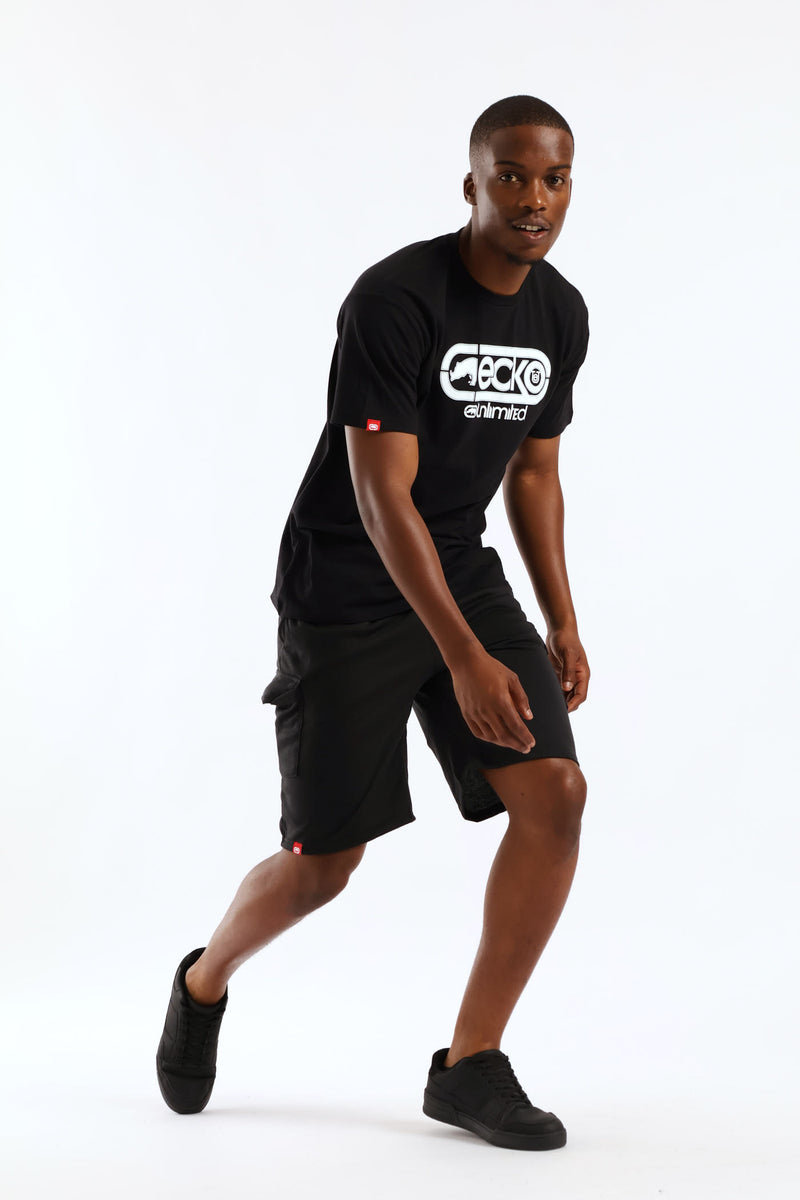 Border Tee - Black