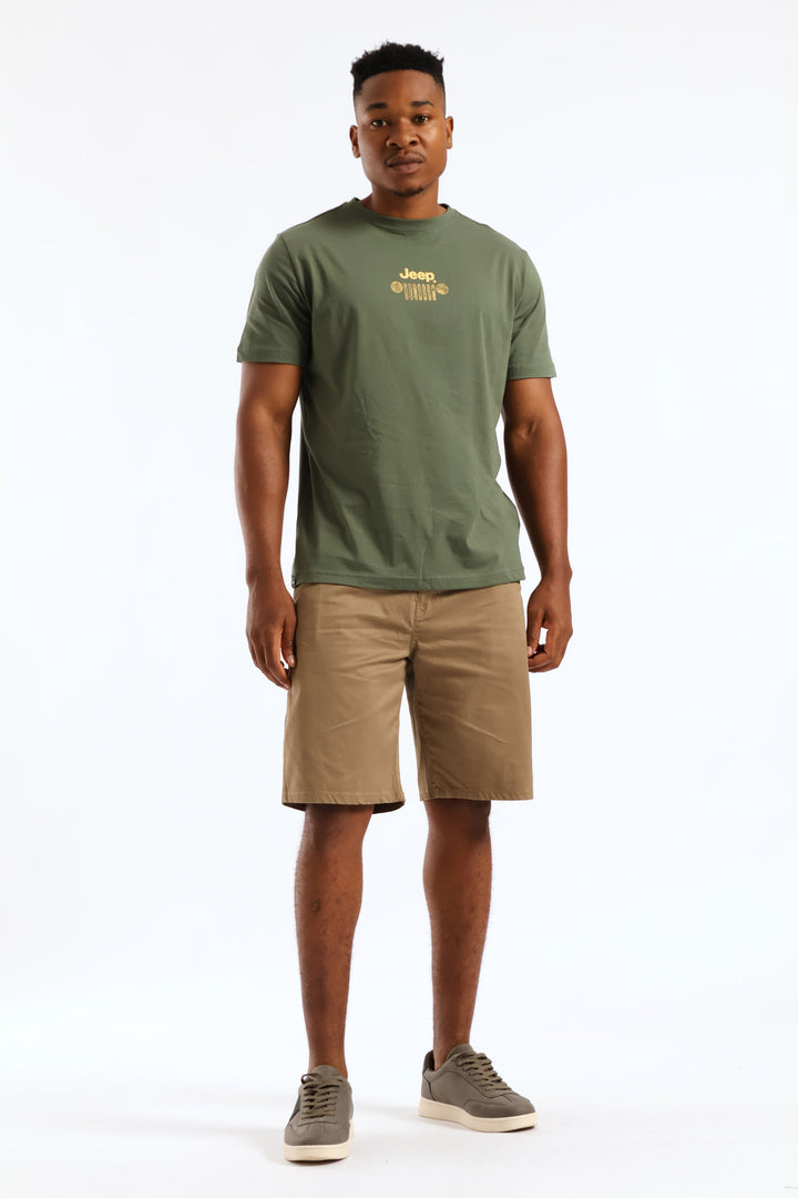 Fashion Graphic Tee - Olive