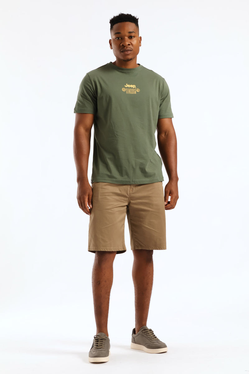 Fashion Graphic Tee - Olive