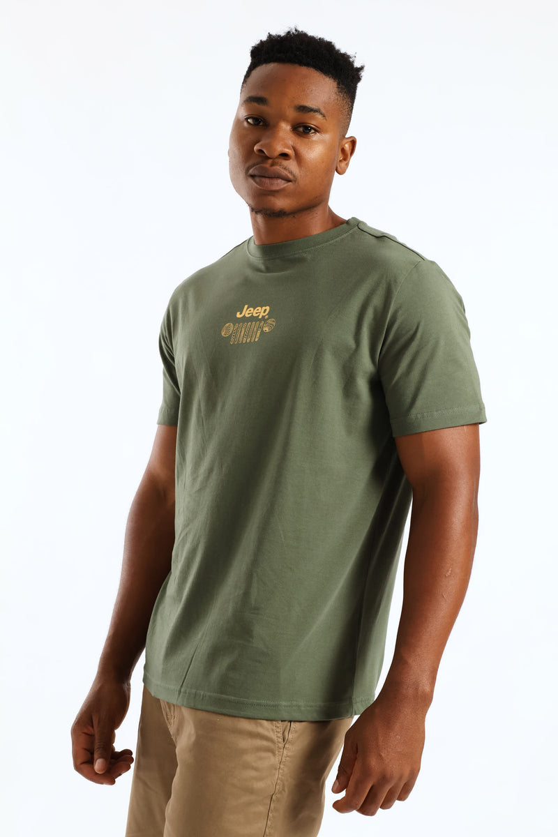 Fashion Graphic Tee - Olive