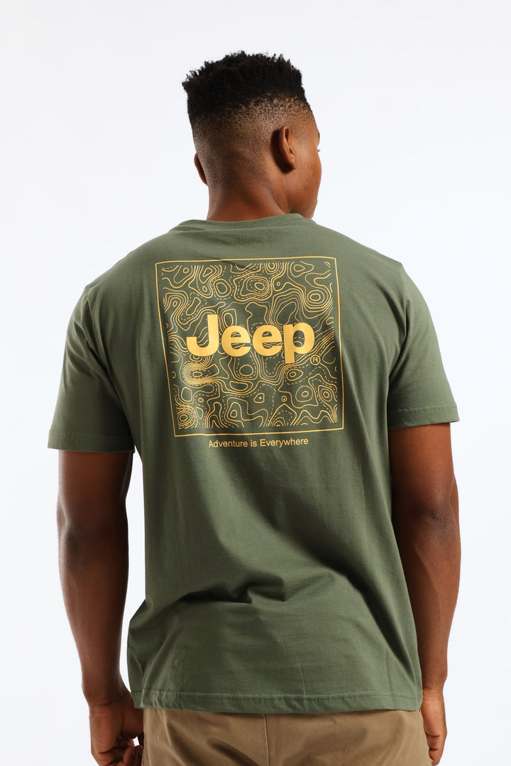 Fashion Graphic Tee - Olive