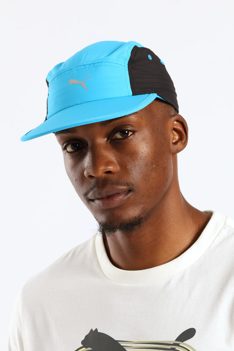Essential Running 5 Panel Cap - Petrol