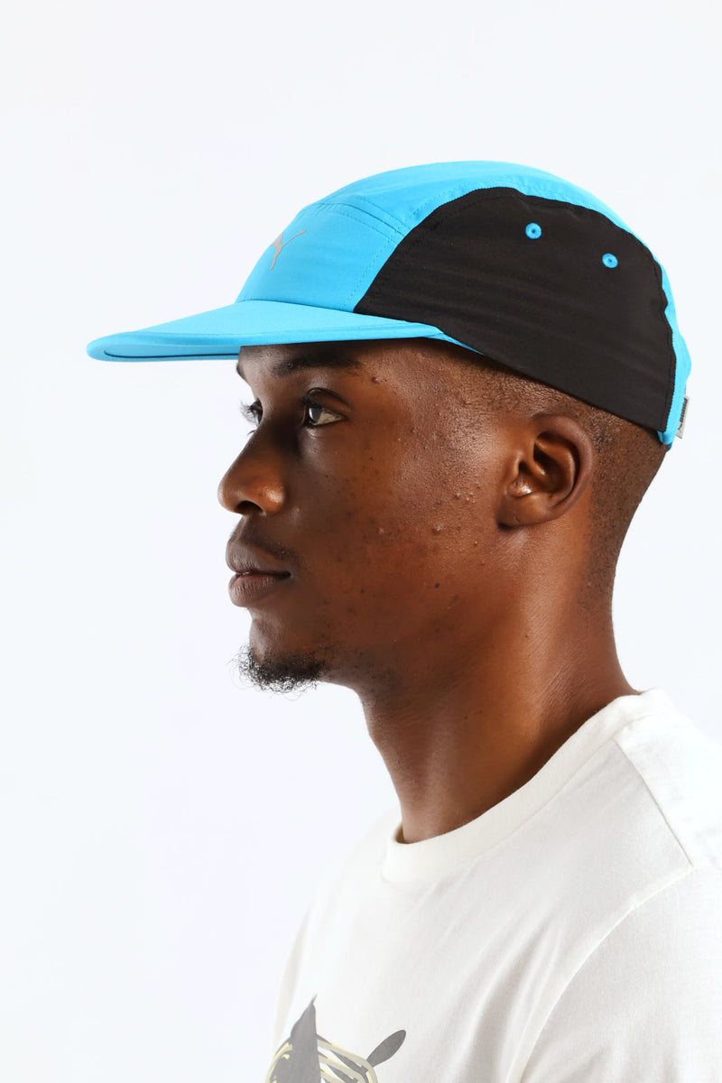 Essential Running 5 Panel Cap - Petrol