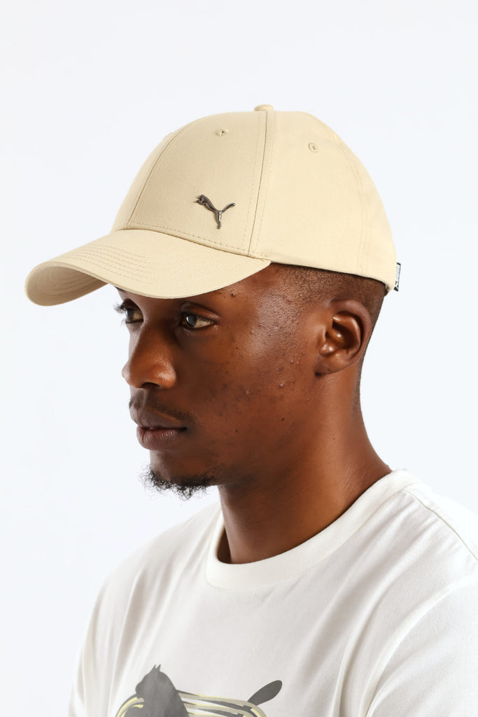 Mens Essential Metal Puma Cat Baseball Cap - Stone – Edgars
