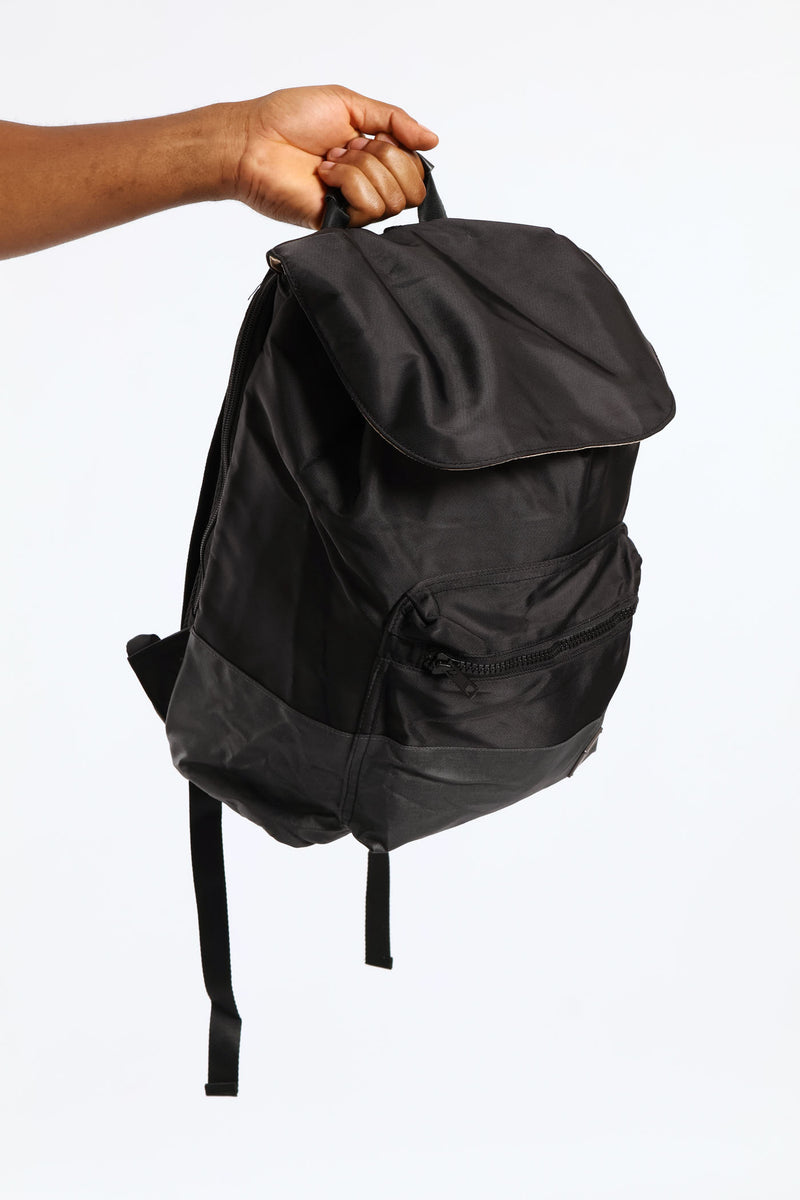 Zipped Backpack - Black