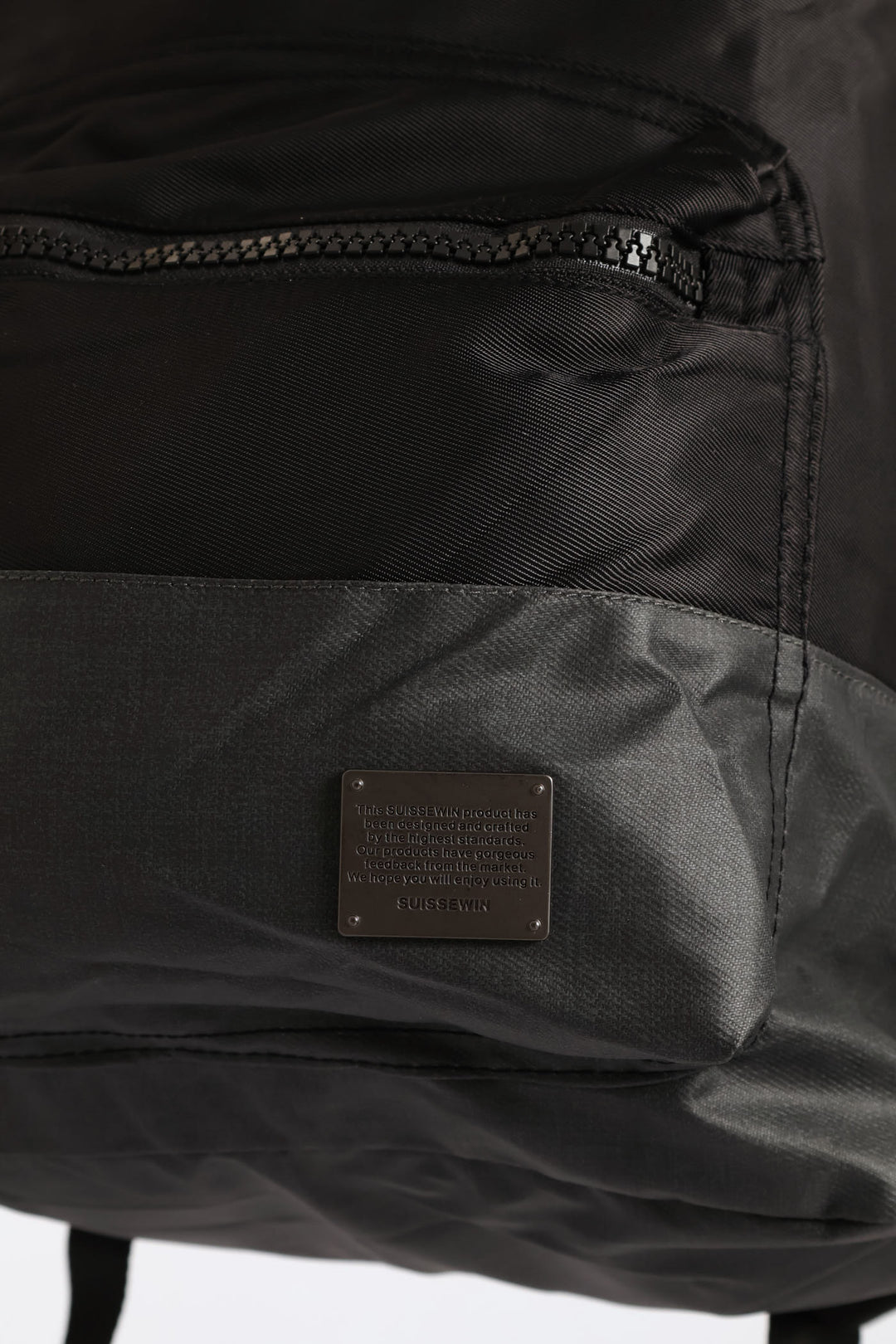 Zipped Backpack - Black