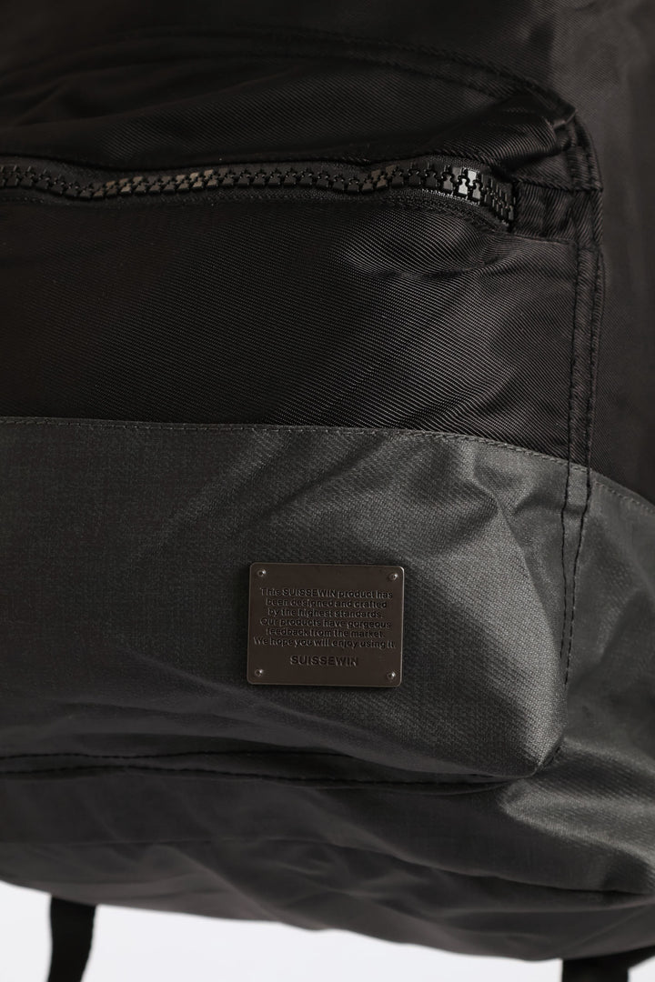 Zipped Backpack - Black