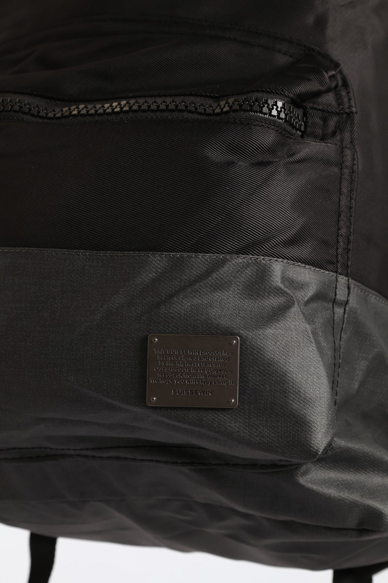 Zipped Backpack - Black