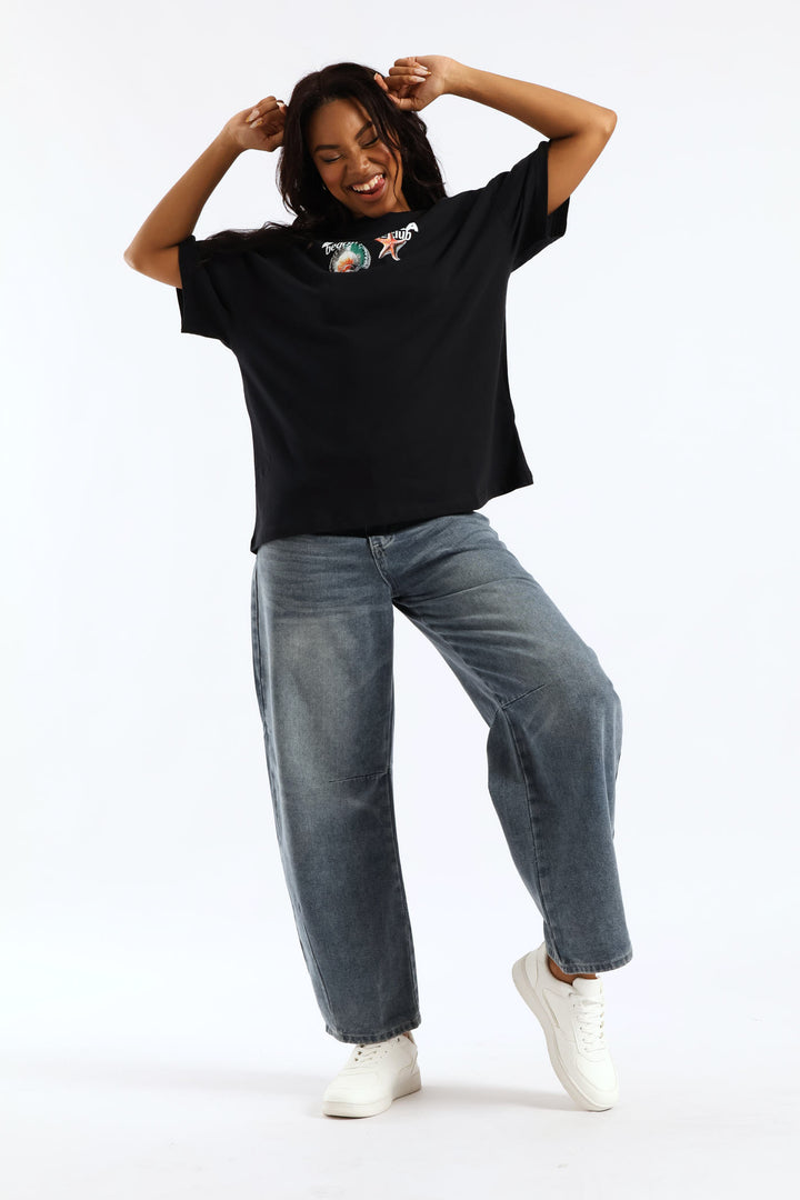 Baggy Balloon Jean - Dark Ink