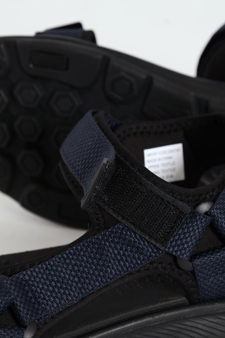 Strappy Sport Sandal - Navy