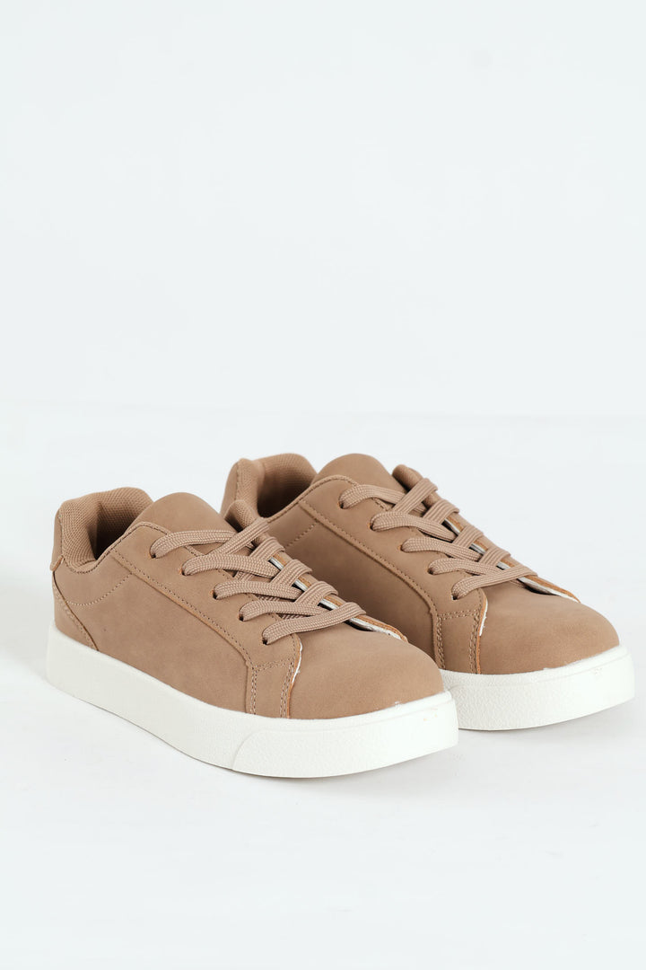 Boys Lowcut Sneaker - Taupe