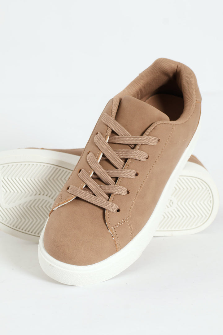 Boys Lowcut Sneaker - Taupe