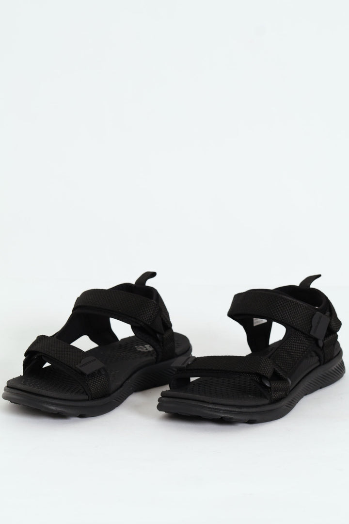 Strappy Sport Sandal - Black