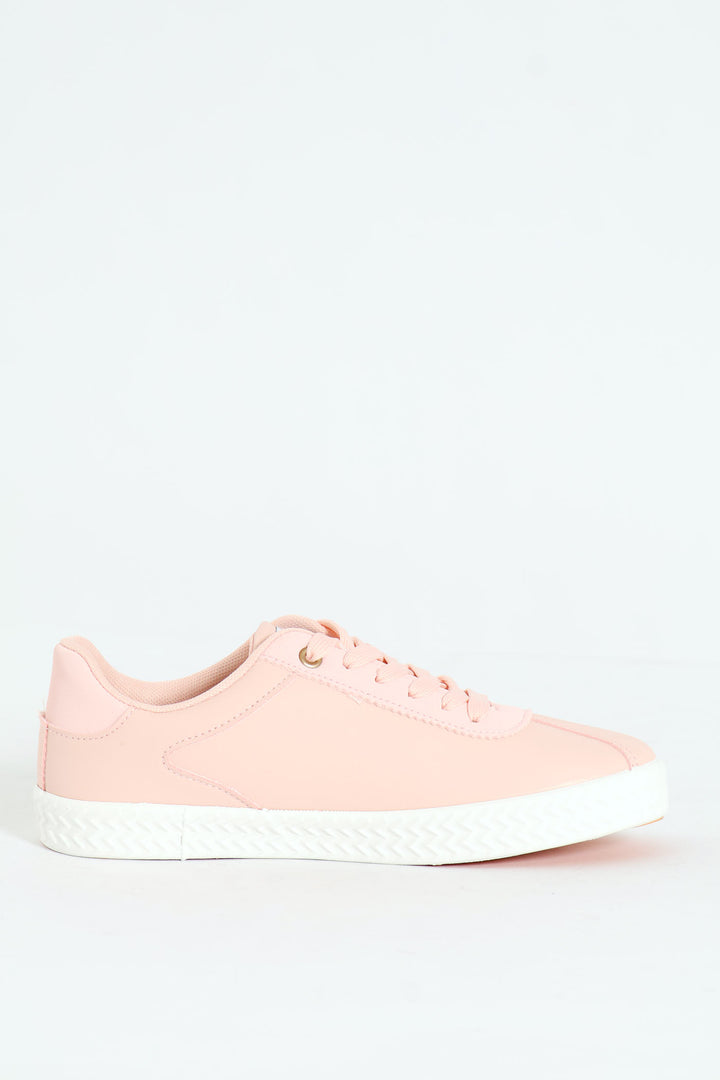 Gemma Lace Up Sneaker - Pink