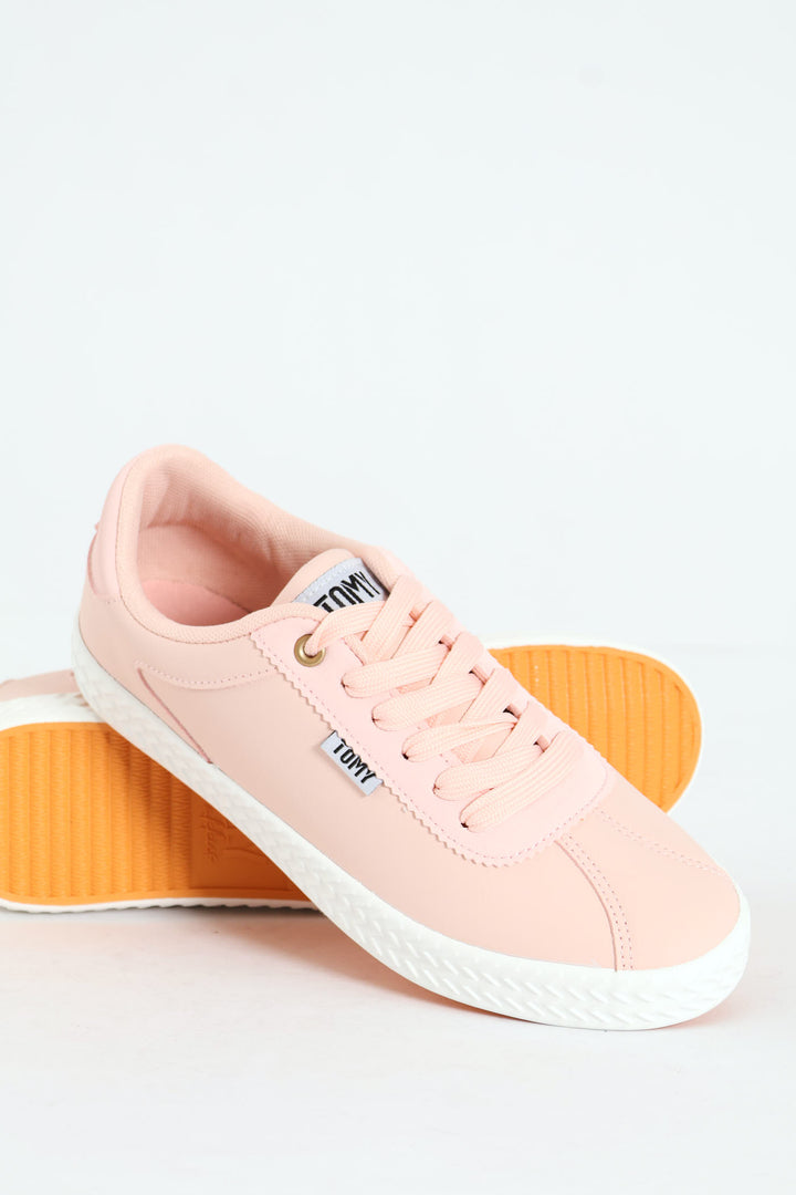 Gemma Lace Up Sneaker - Pink