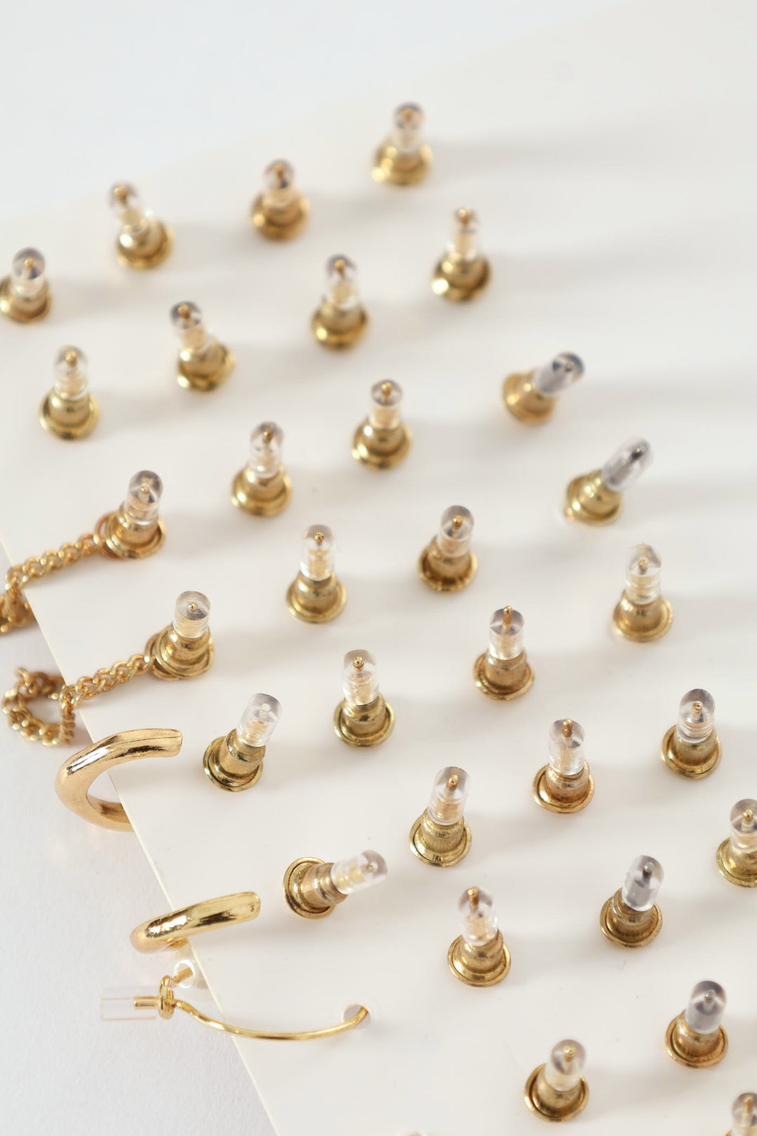 20 Pack Stud & Hoop Earrings - Gold