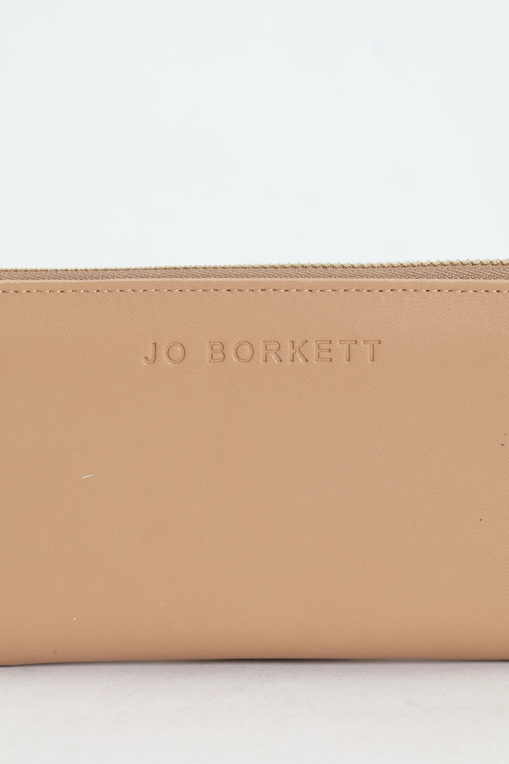 Meryl Smooth Zip Around Purse - Mink