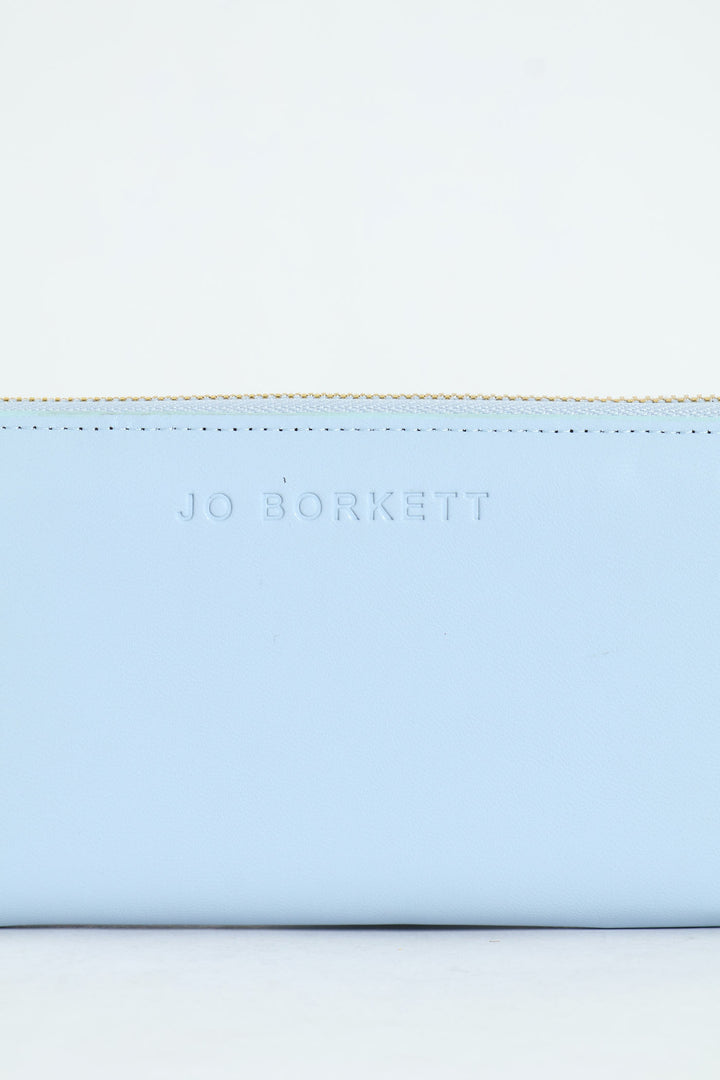 Meryl Smooth Zip Around Purse - Blue