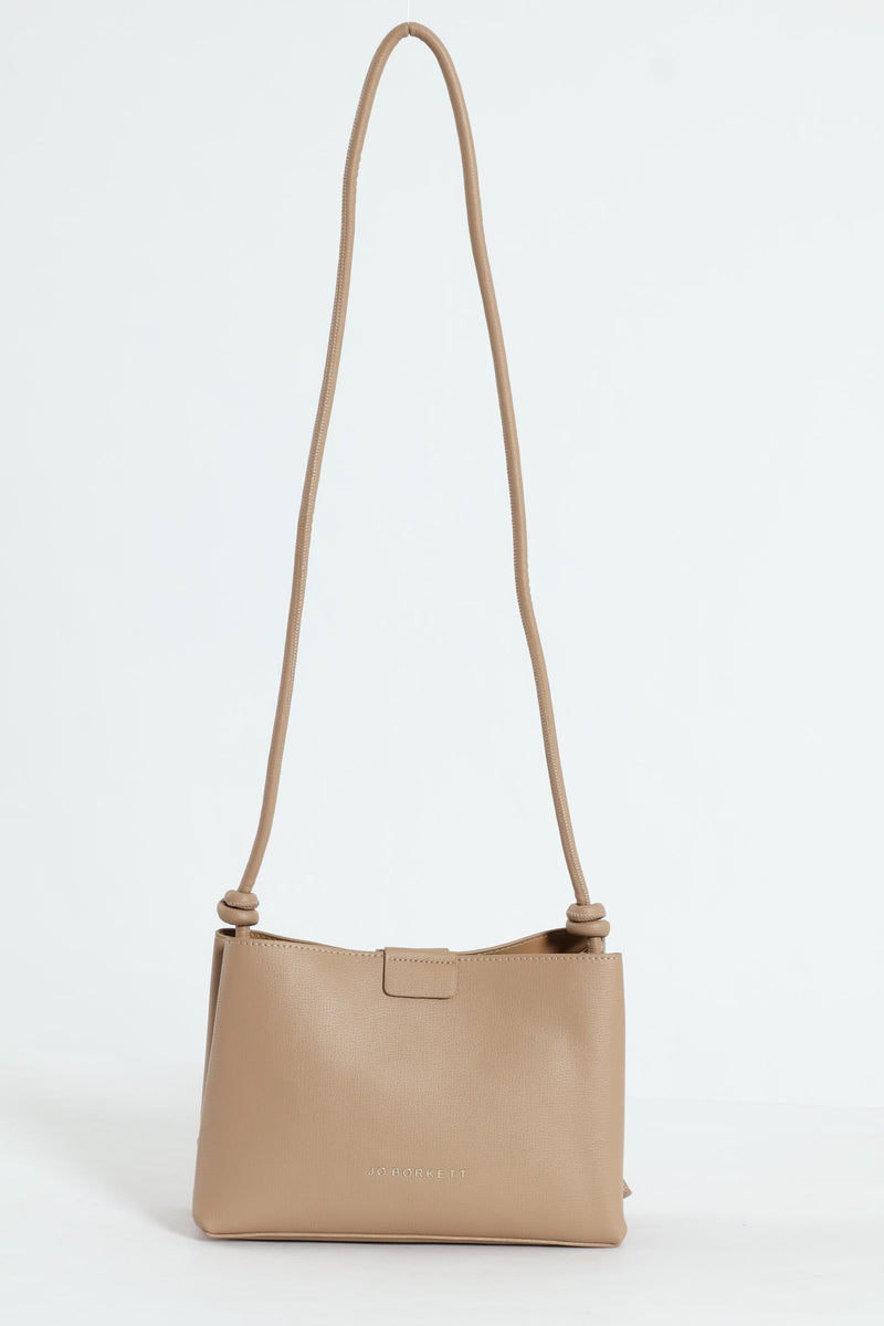 Camille Crossbody Sling Bag - Taupe