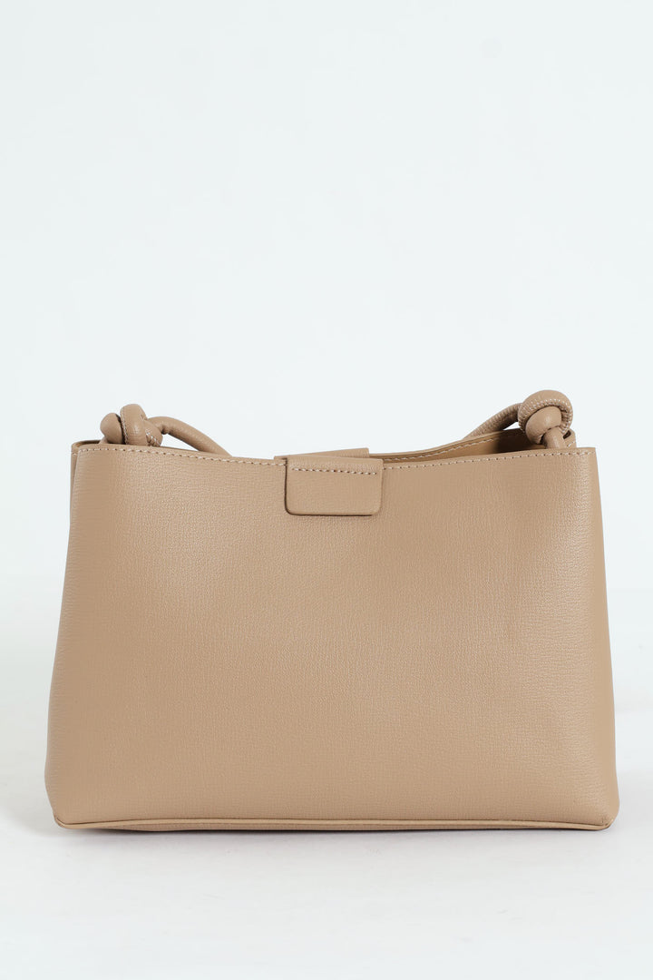 Camille Crossbody Sling Bag - Taupe
