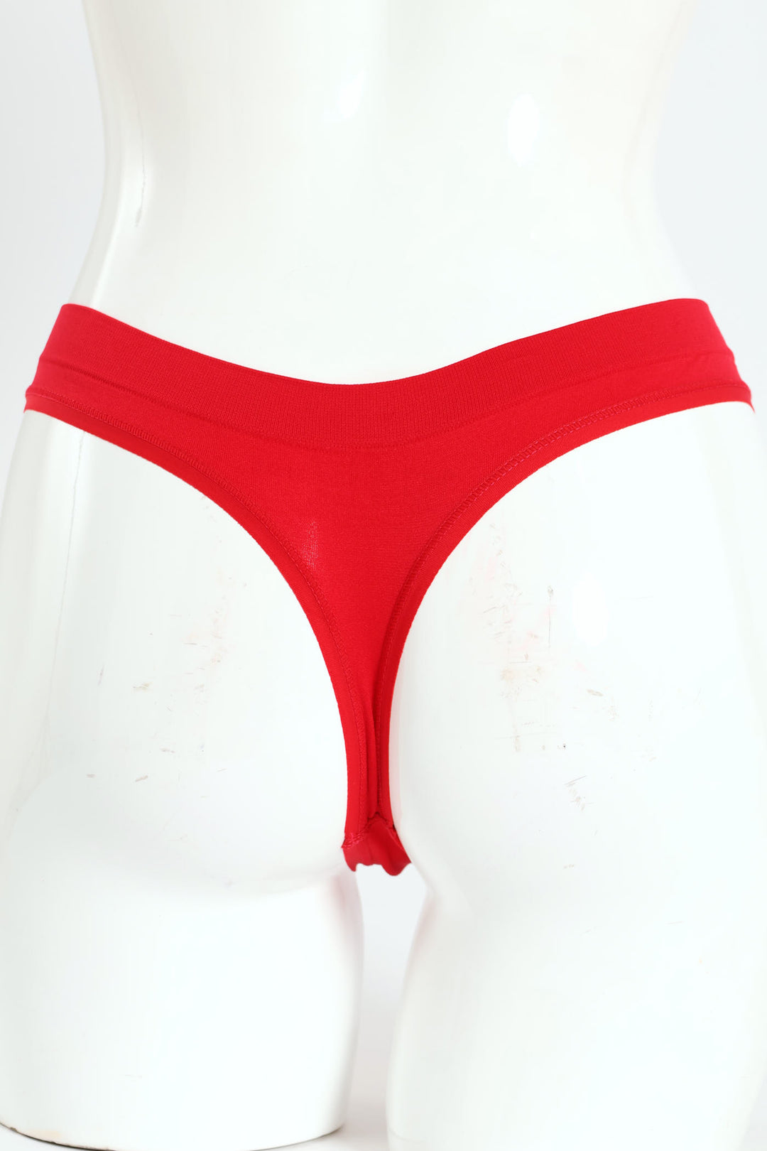 3 Pack Seamless Thong - Red/Mocha/Silver Ice