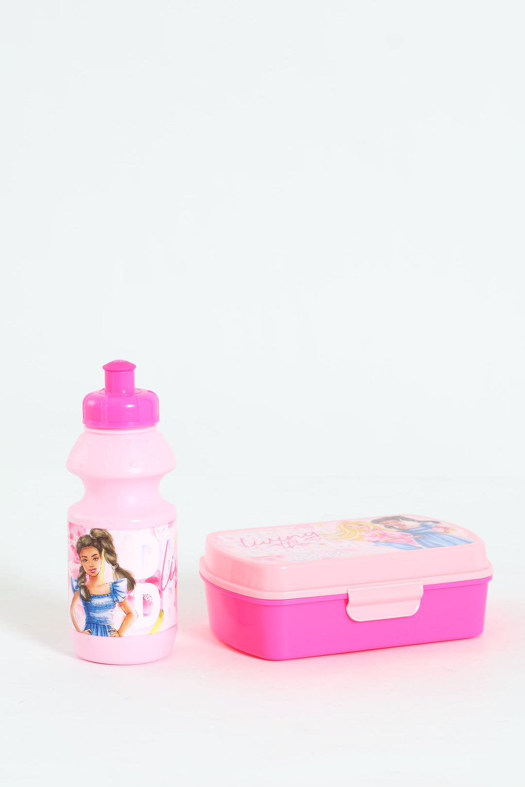 Pre-Girls Barbie Fantasy Astro Sports Bottle & Sandwhich Box - Pink