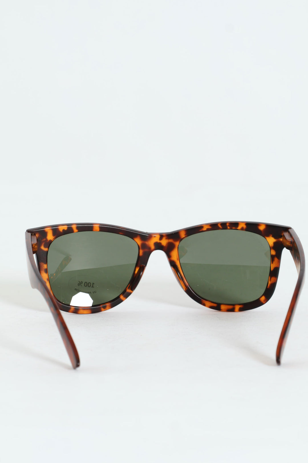 Tortoise Shell Frame Green Lens Sunglasses