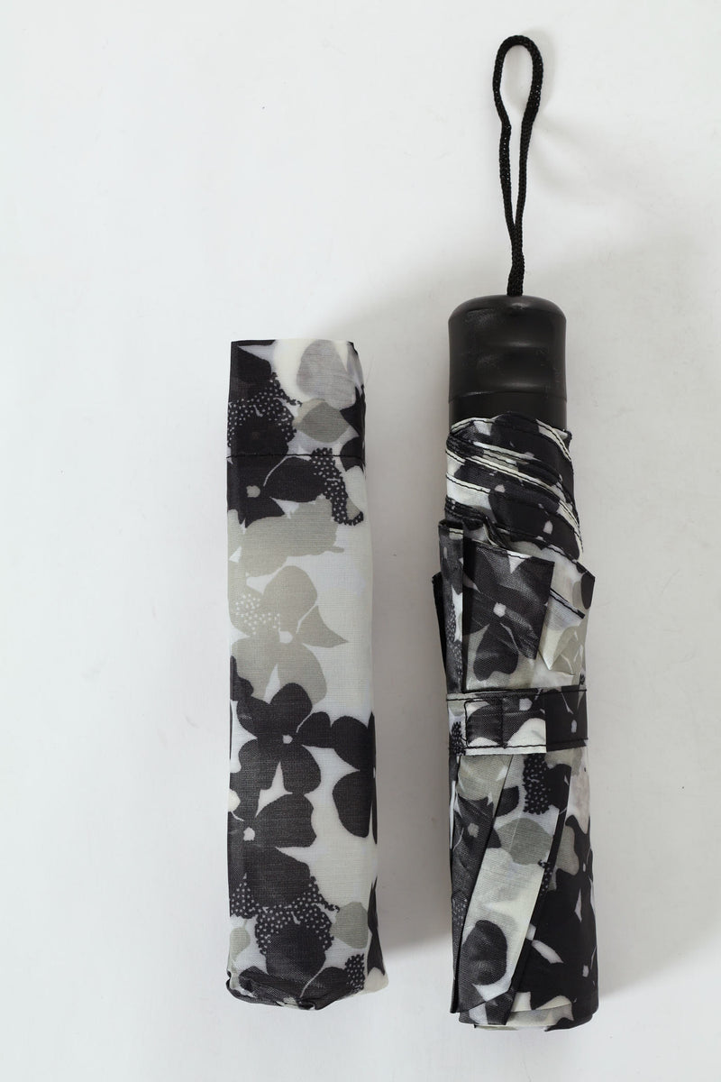 3 Fold Mono Print Umbrella - Multi