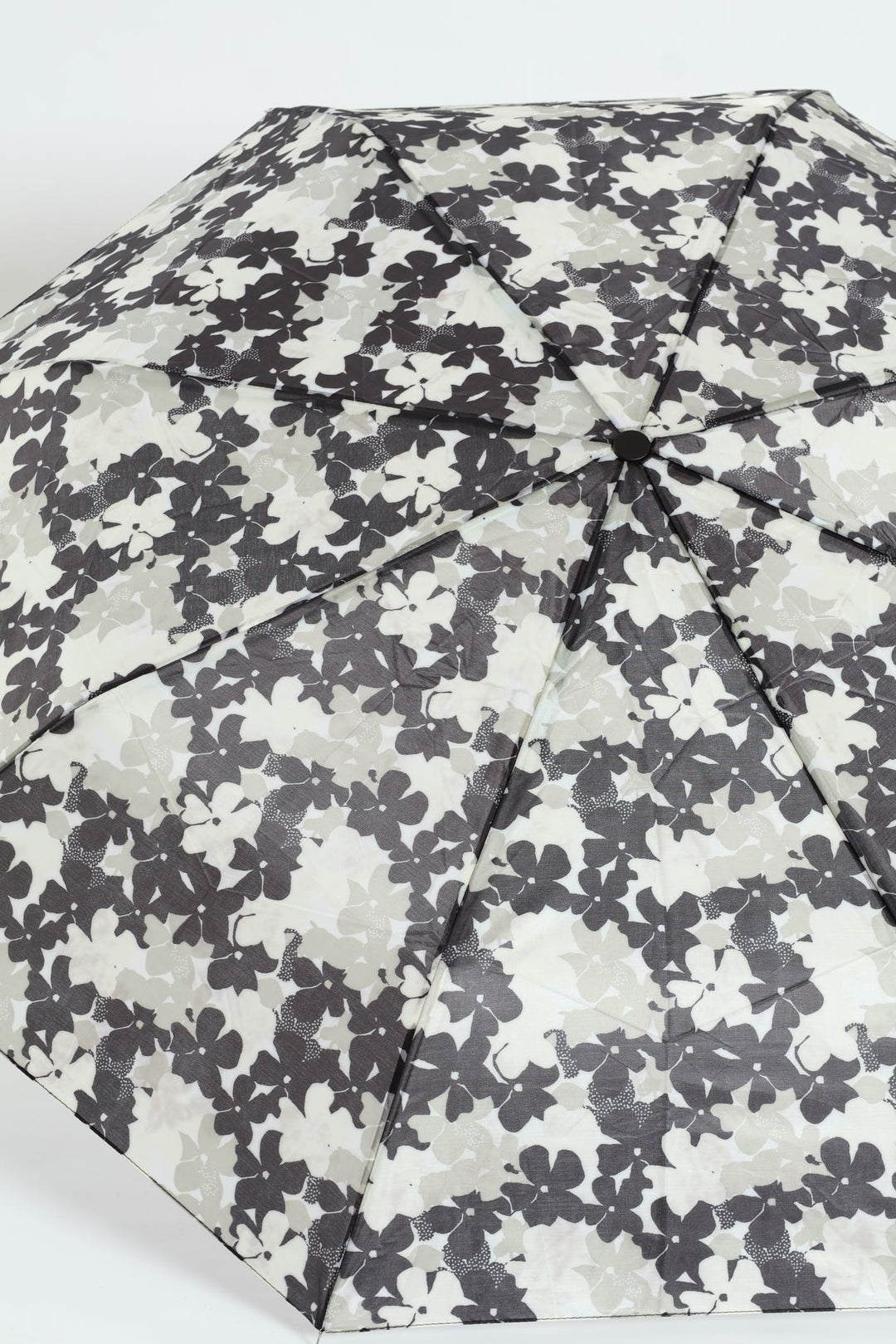 3 Fold Mono Print Umbrella - Multi