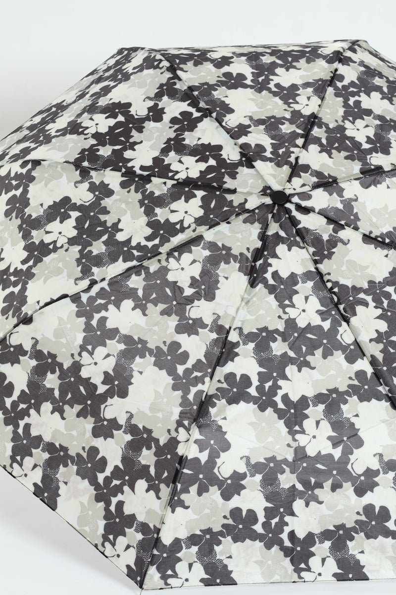 3 Fold Mono Print Umbrella - Multi