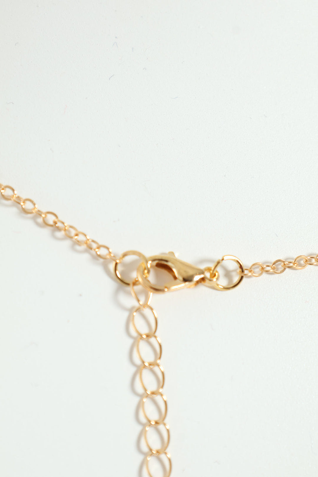 2 Pack Diamante Circle Pendant With Matching Stud Earrings - Gold