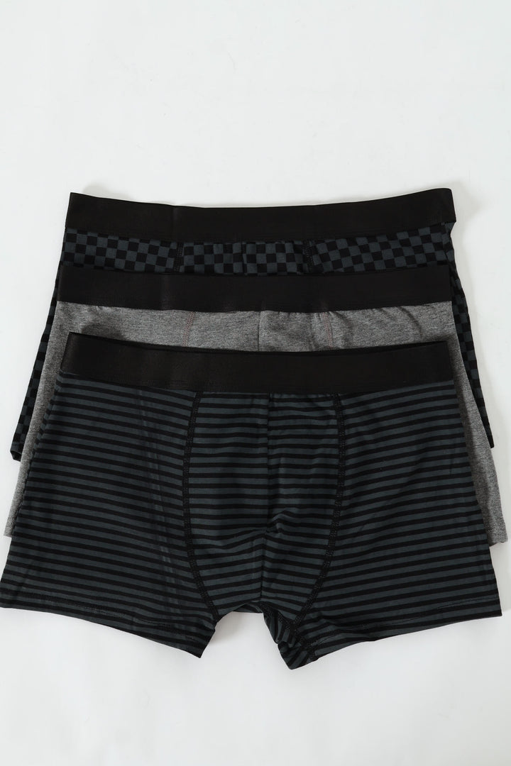3 Pack Design Trunks - Black