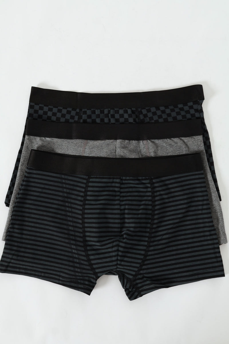 3 Pack Design Trunks - Black