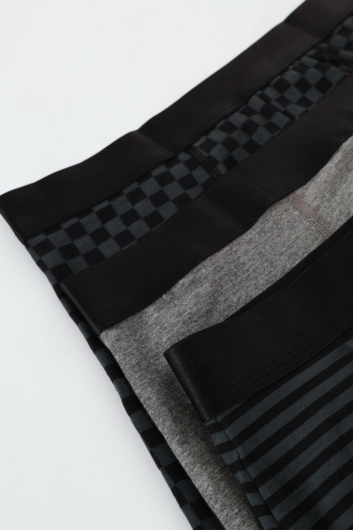 3 Pack Design Trunks - Black