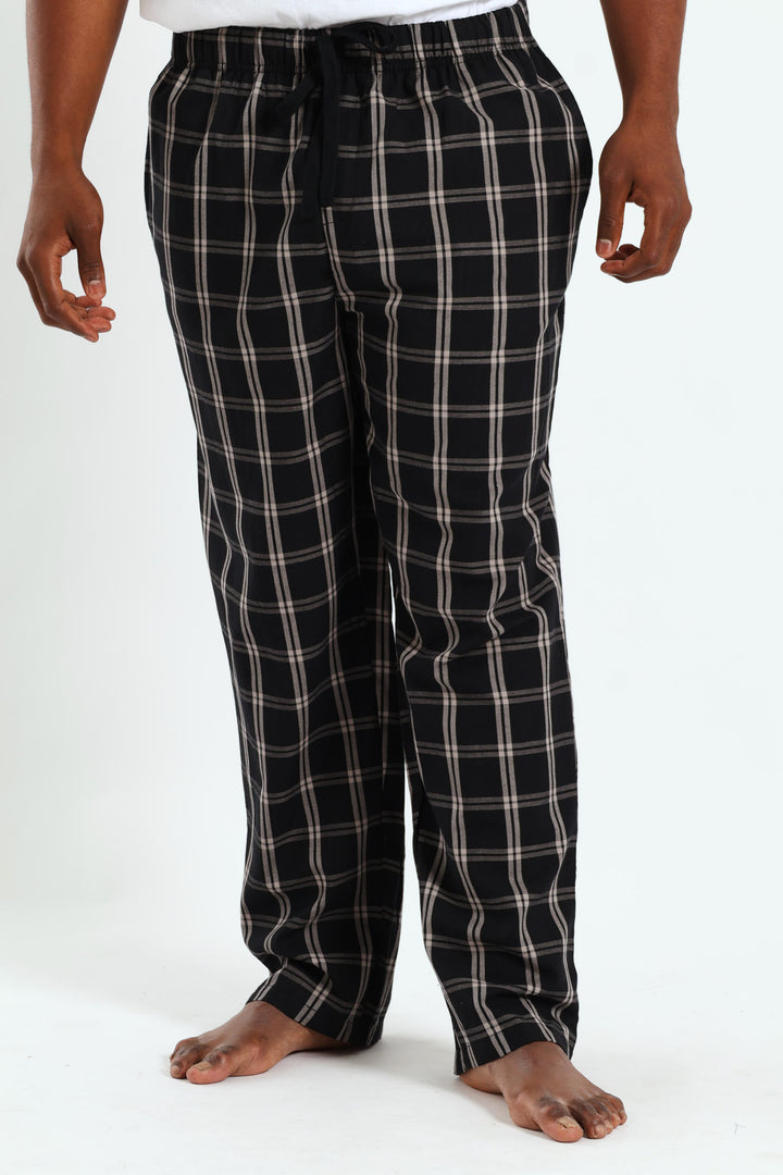 Check Woven Pant - Grey
