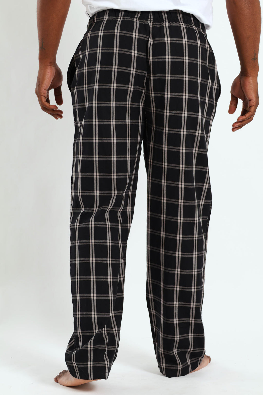 Check Woven Pant - Grey