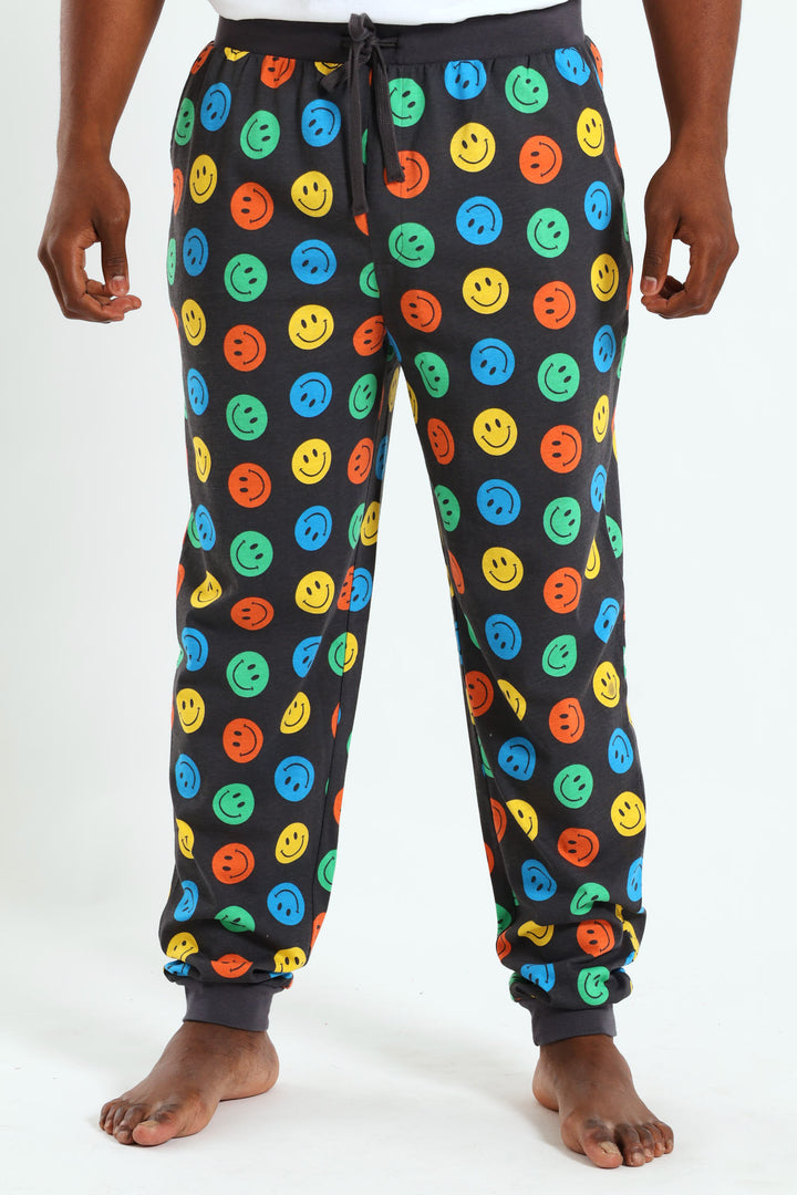 Print Jogger - Dark Grey