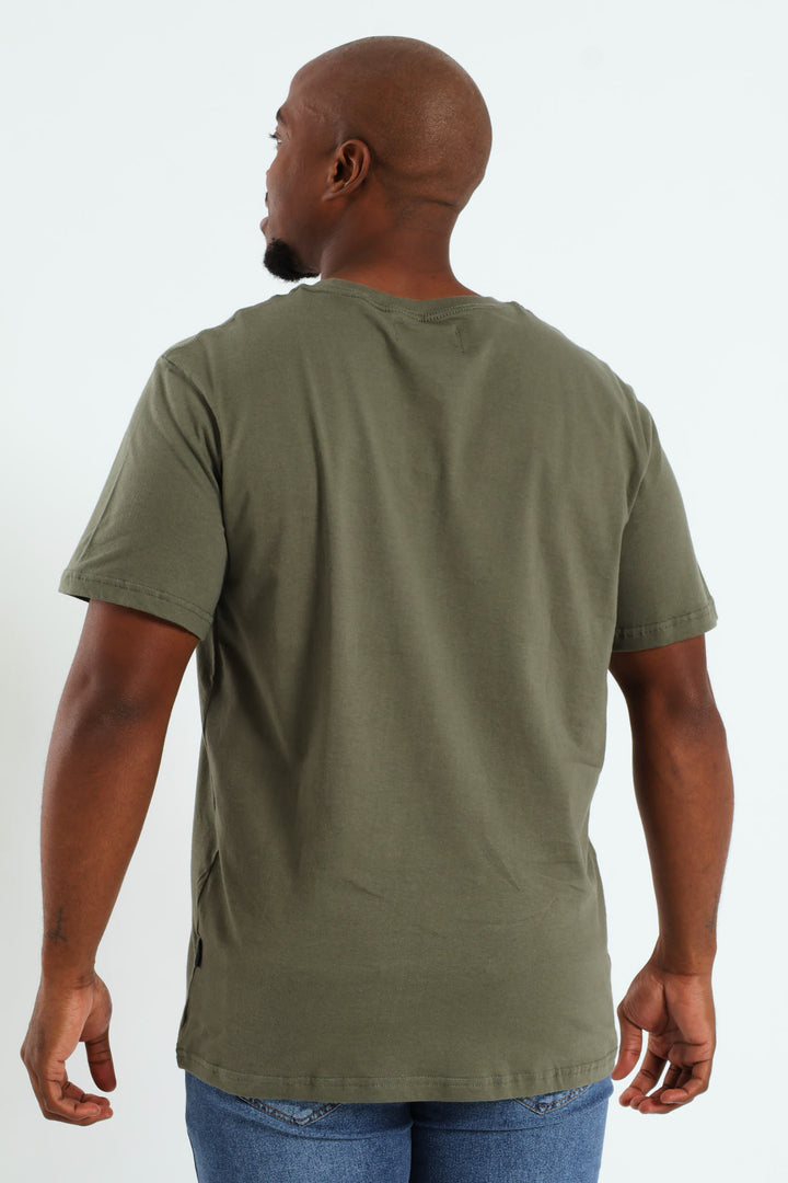 Sportscar Front Print Tee - Fatigue