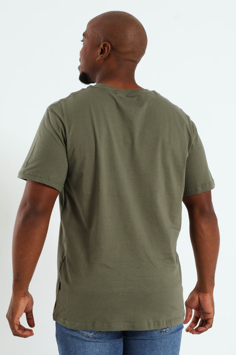 Sportscar Front Print Tee - Fatigue