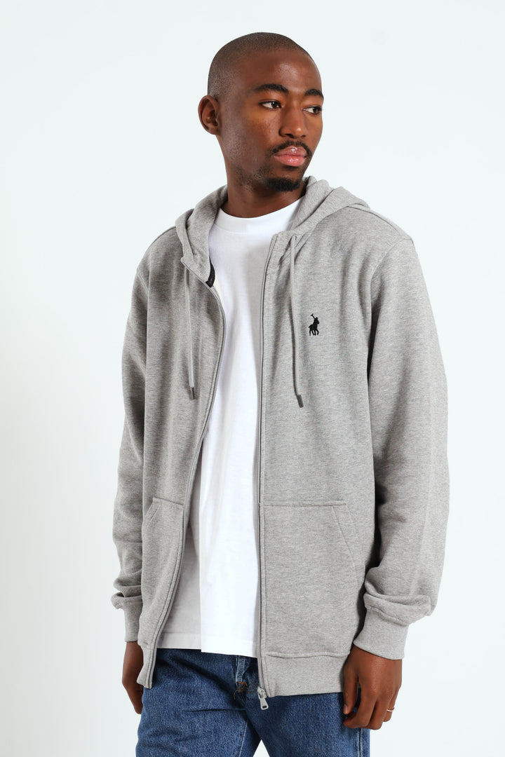 Aakil Hoodie - Grey Melange