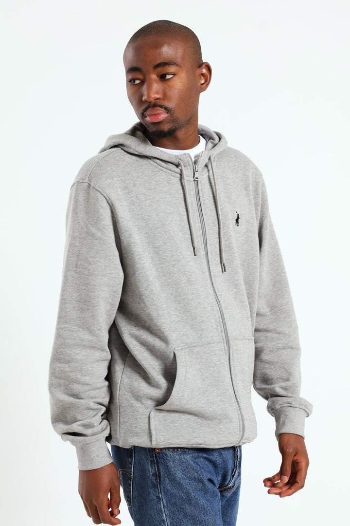 Aakil Hoodie - Grey Melange