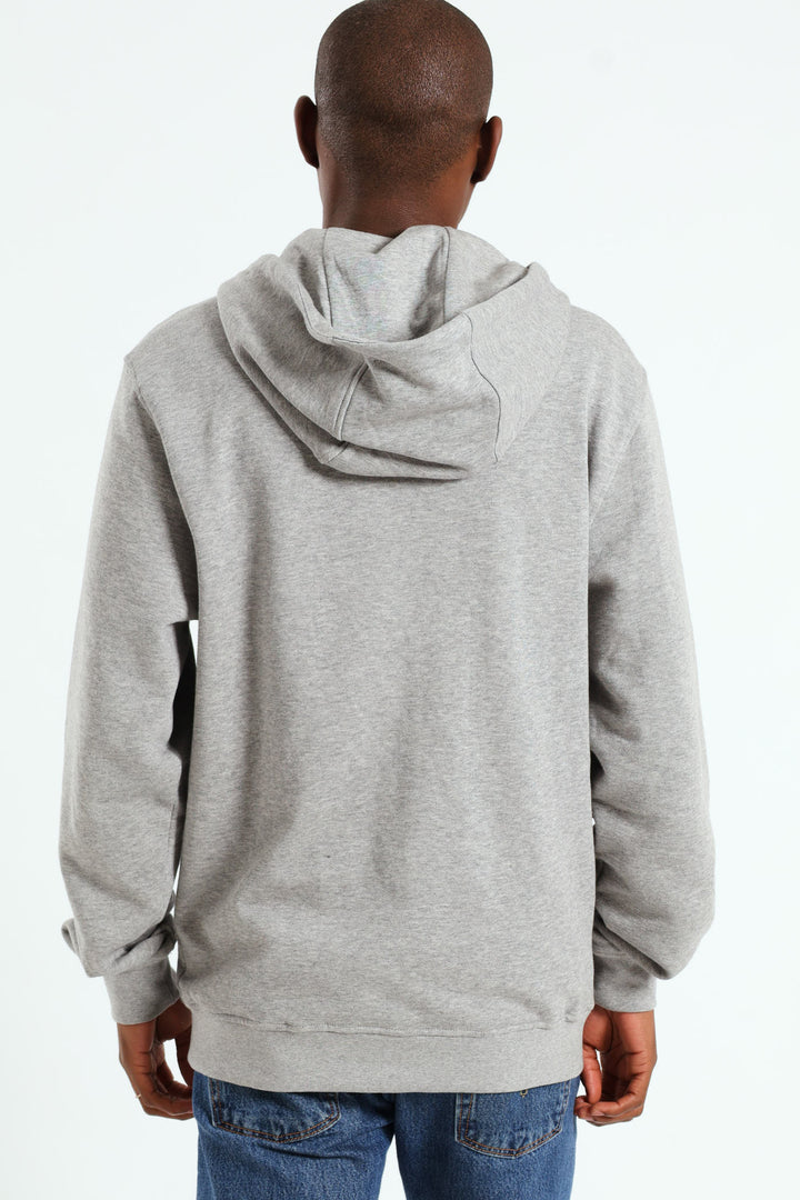 Aakil Hoodie - Grey Melange